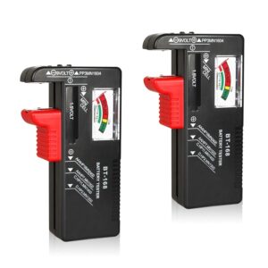 2-Piece Household Battery Tester Set